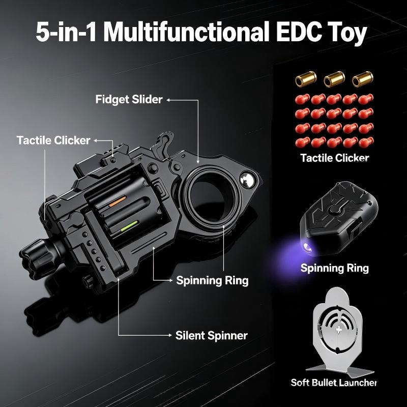 Fidget Toys Adults EDC Metal Slider Premium Metal Fidget Spinner Gift
