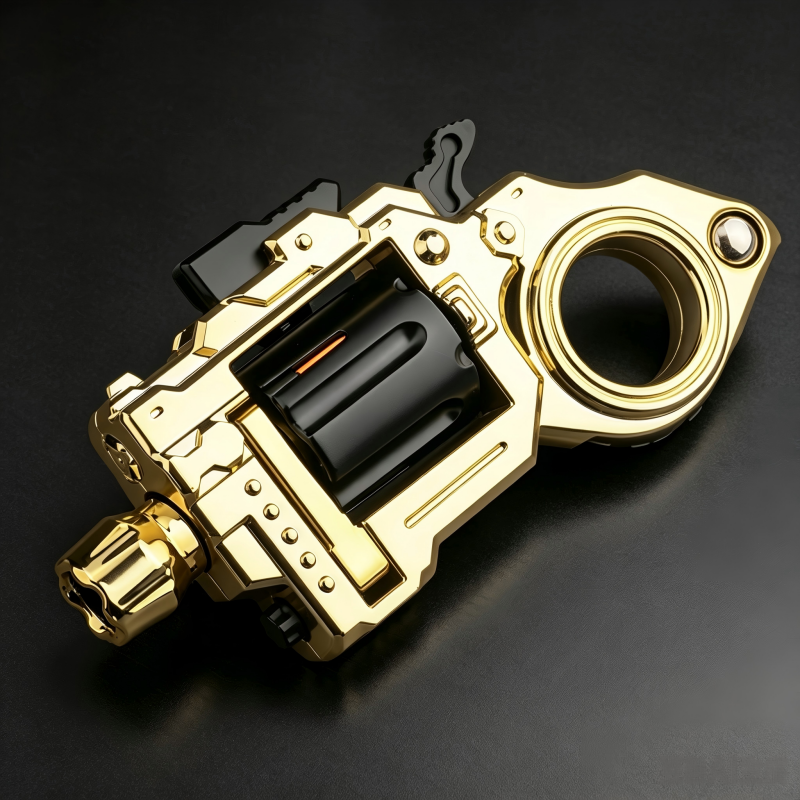 5-in-1 Metal Fidget Gun – Multifunctional EDC Slider & Spinner