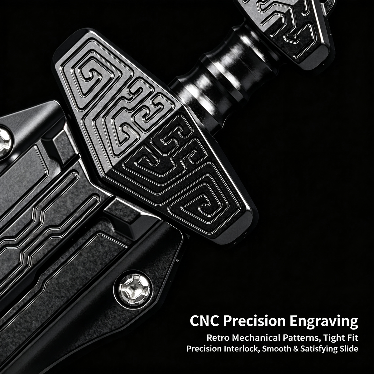 Vintage Short‑Sword EDC Fidget Slider – Mechanical Desk Toy