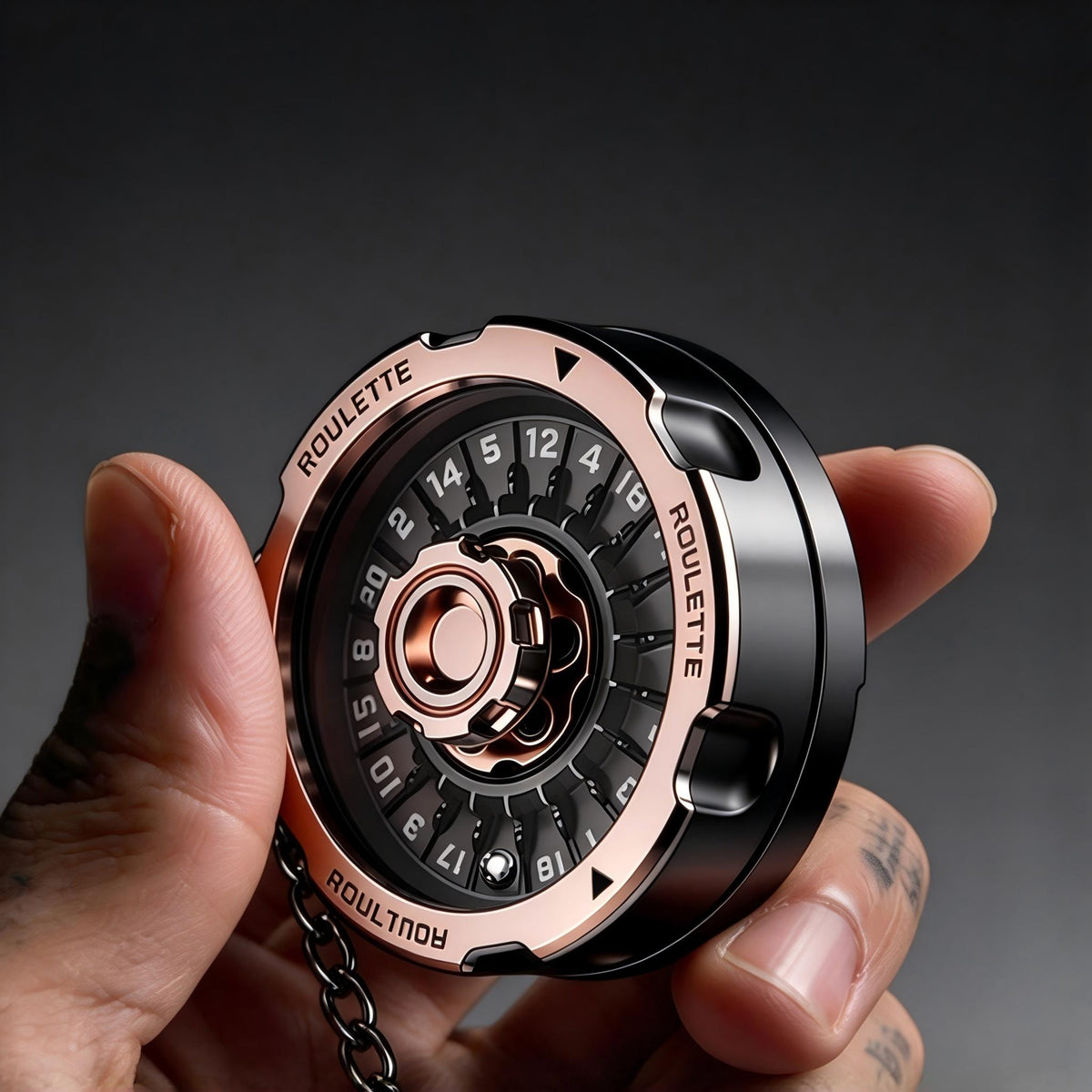 Metal Fidget Spinner Mechanical Roulette DND Dice