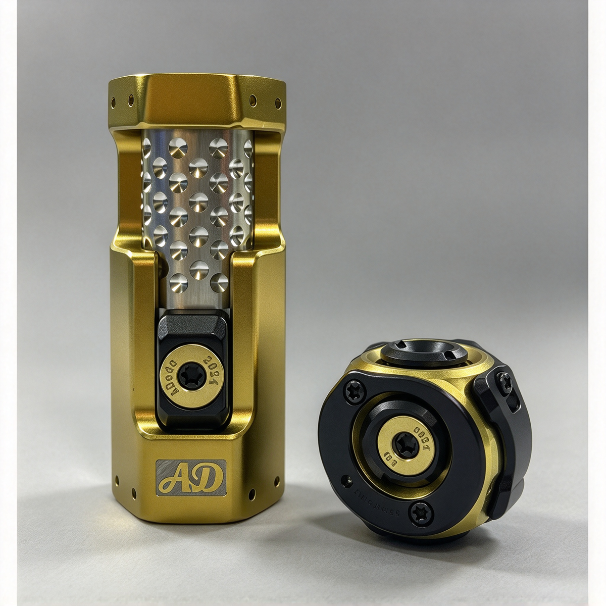 2-in-1 Bolt-Action EDC Fidget Slider & Spinner – Mechanical Desk Toy