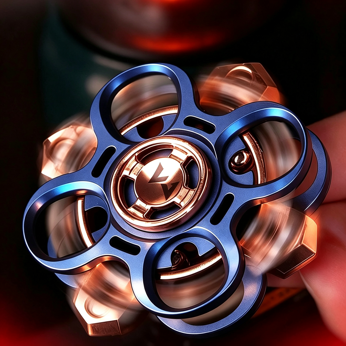 Linkage Star Wheel Fidget Spinner – Metal EDC Stress Relief Toy