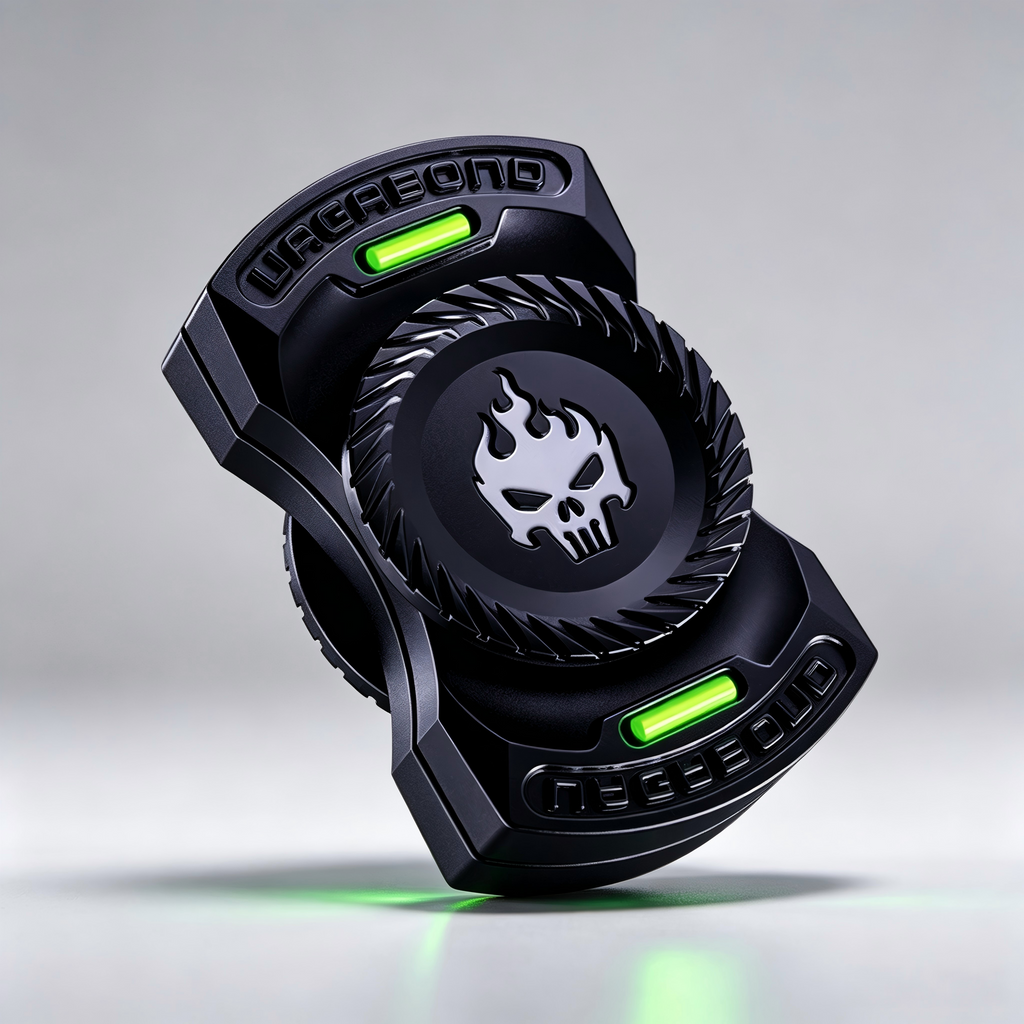 Fidget Toys Adults EDC Ghost Fidget Spinner Mechanical Push Card