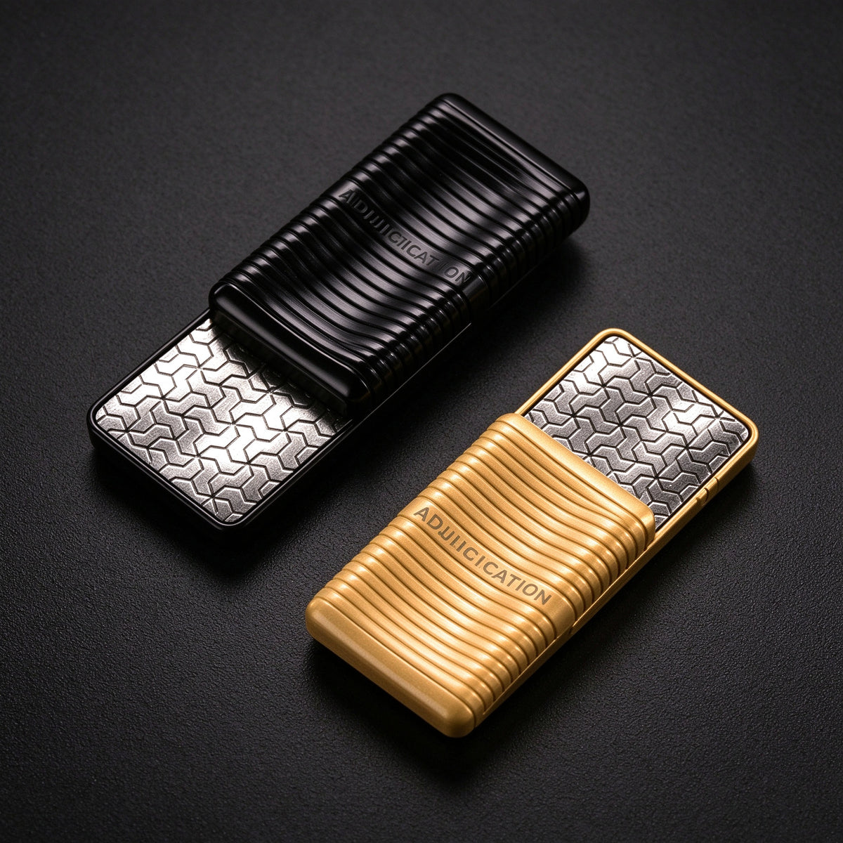 Mechanical Magnetic Fidget Slider – Infinity Push Coin EDC Desk Toy