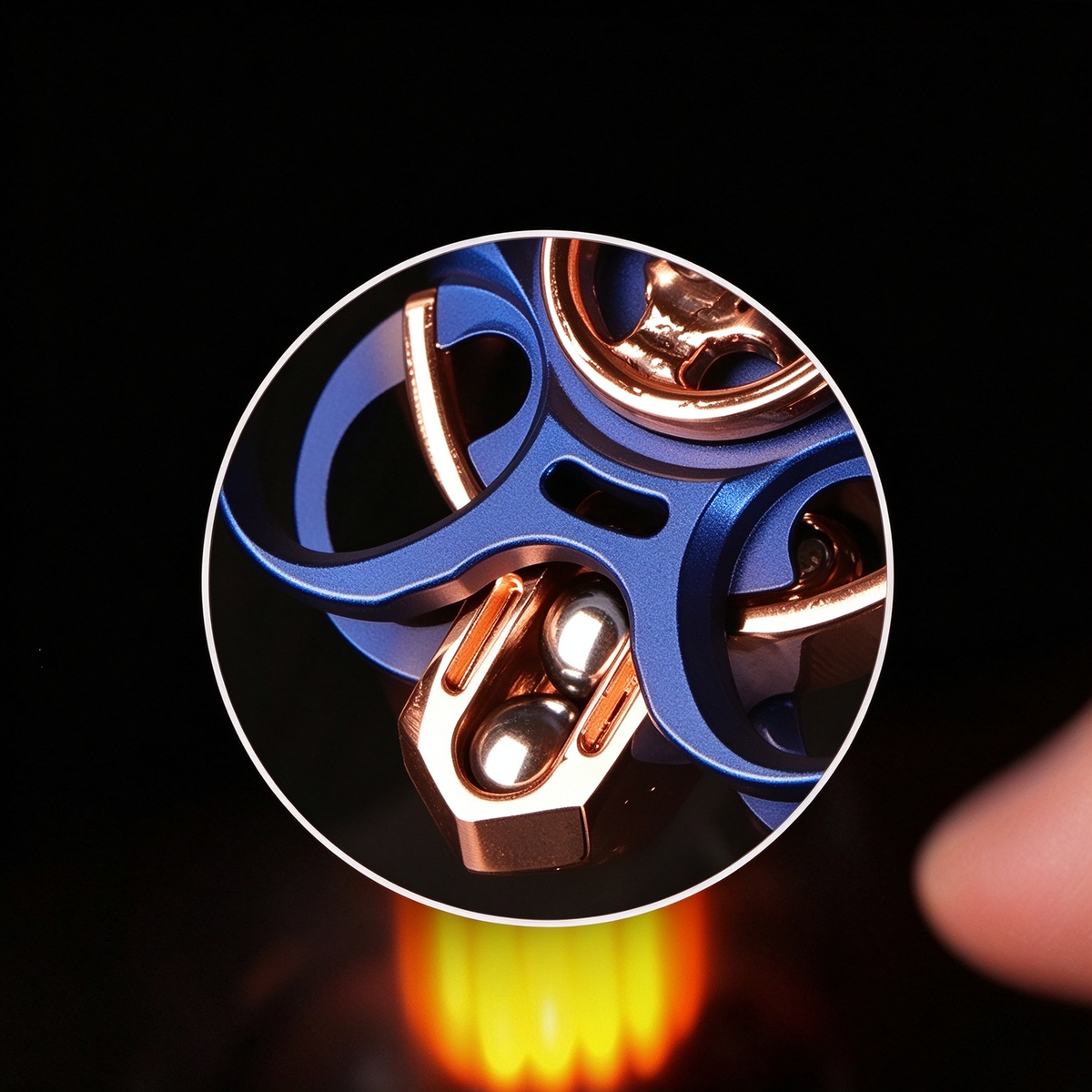 Linkage Star Wheel Fidget Spinner – Metal EDC Stress Relief Toy