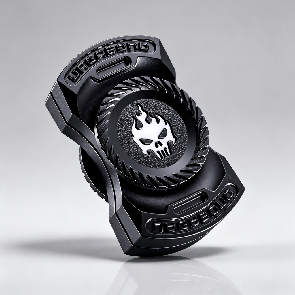 Fidget Toys Adults EDC Ghost Fidget Spinner Mechanical Push Card
