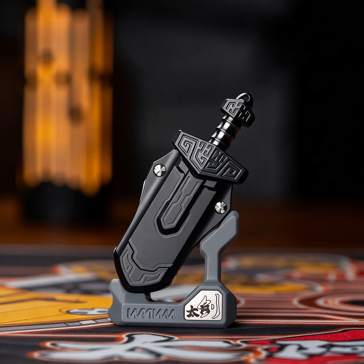 Vintage Short‑Sword EDC Fidget Slider – Mechanical Desk Toy