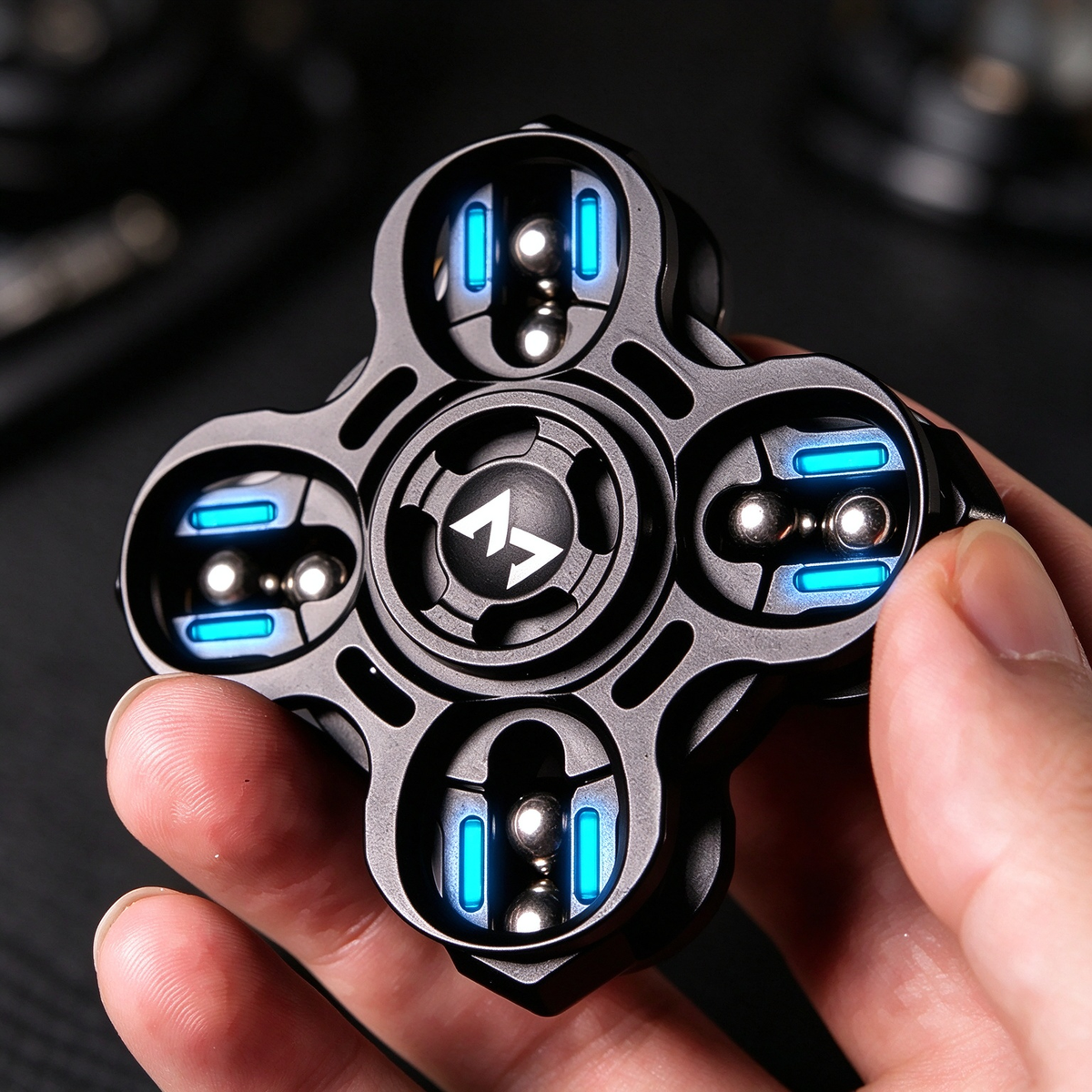 Linkage Star Wheel Fidget Spinner – Metal EDC Stress Relief Toy