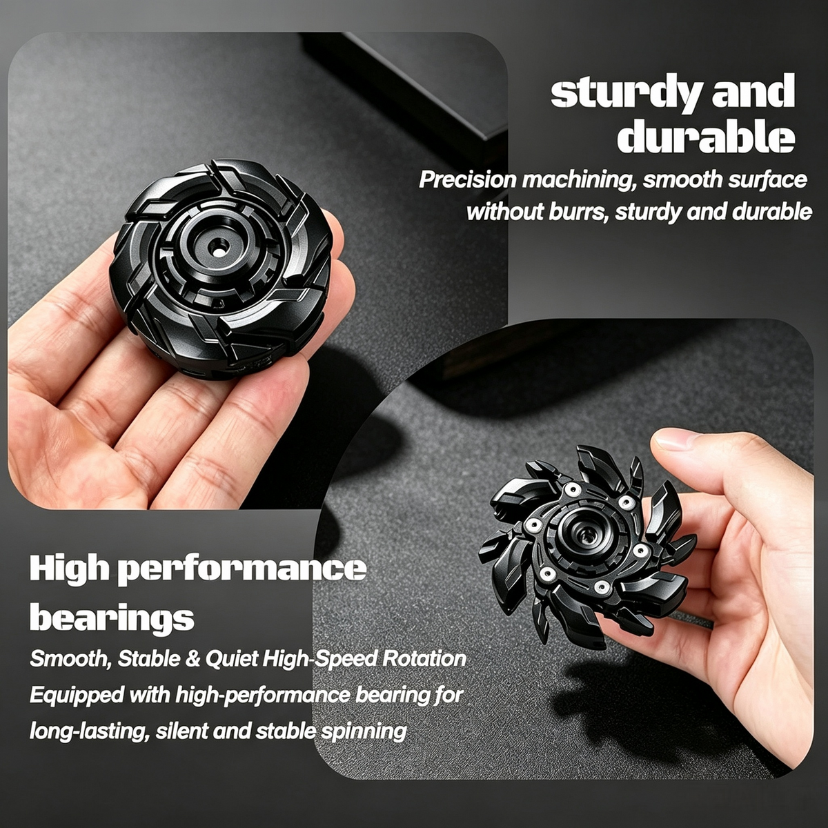 EDC Fidget Sliders Toys Adults Spinning Metal Fidget Toys Adults