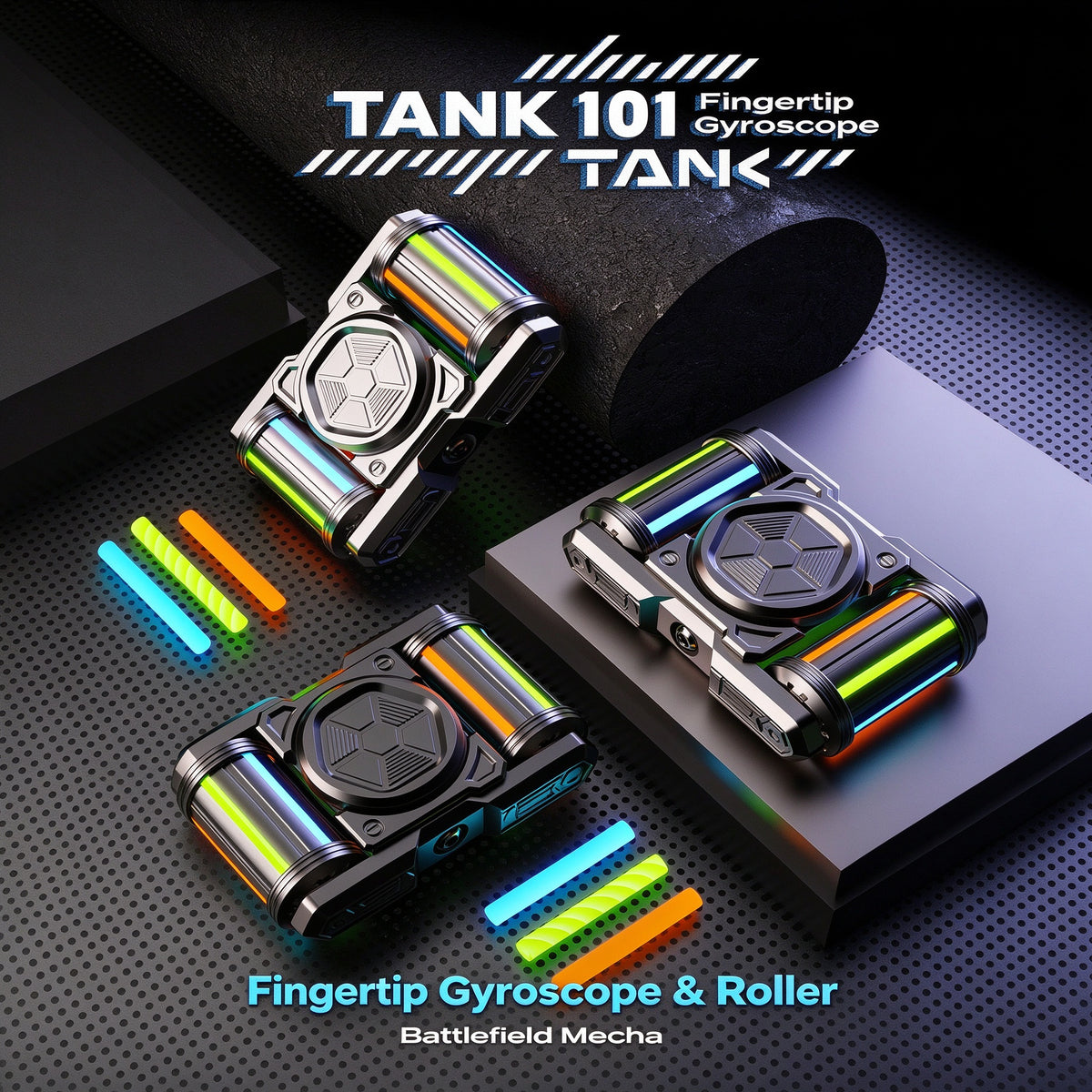 Mecha Tank Metal Fidget Spinner