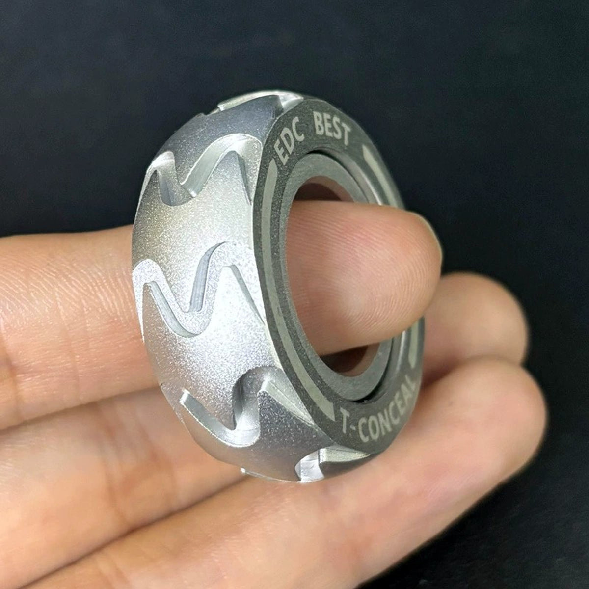 Tire-Shaped EDC Mechanical Fidget Ring