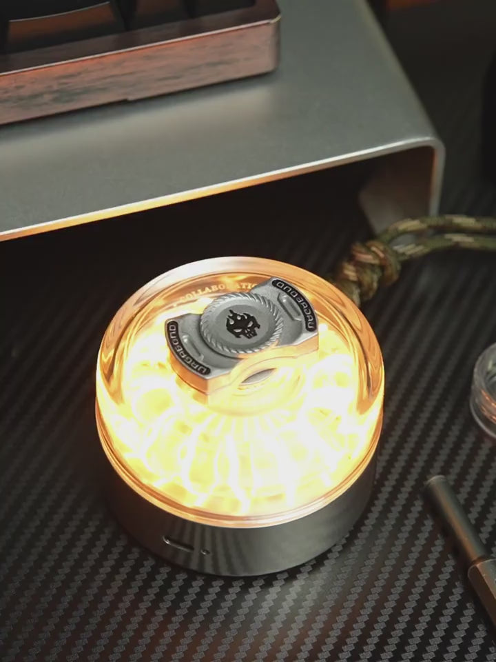 Fidget Toys Adults EDC Ghost Fidget Spinner Mechanical Push Card
