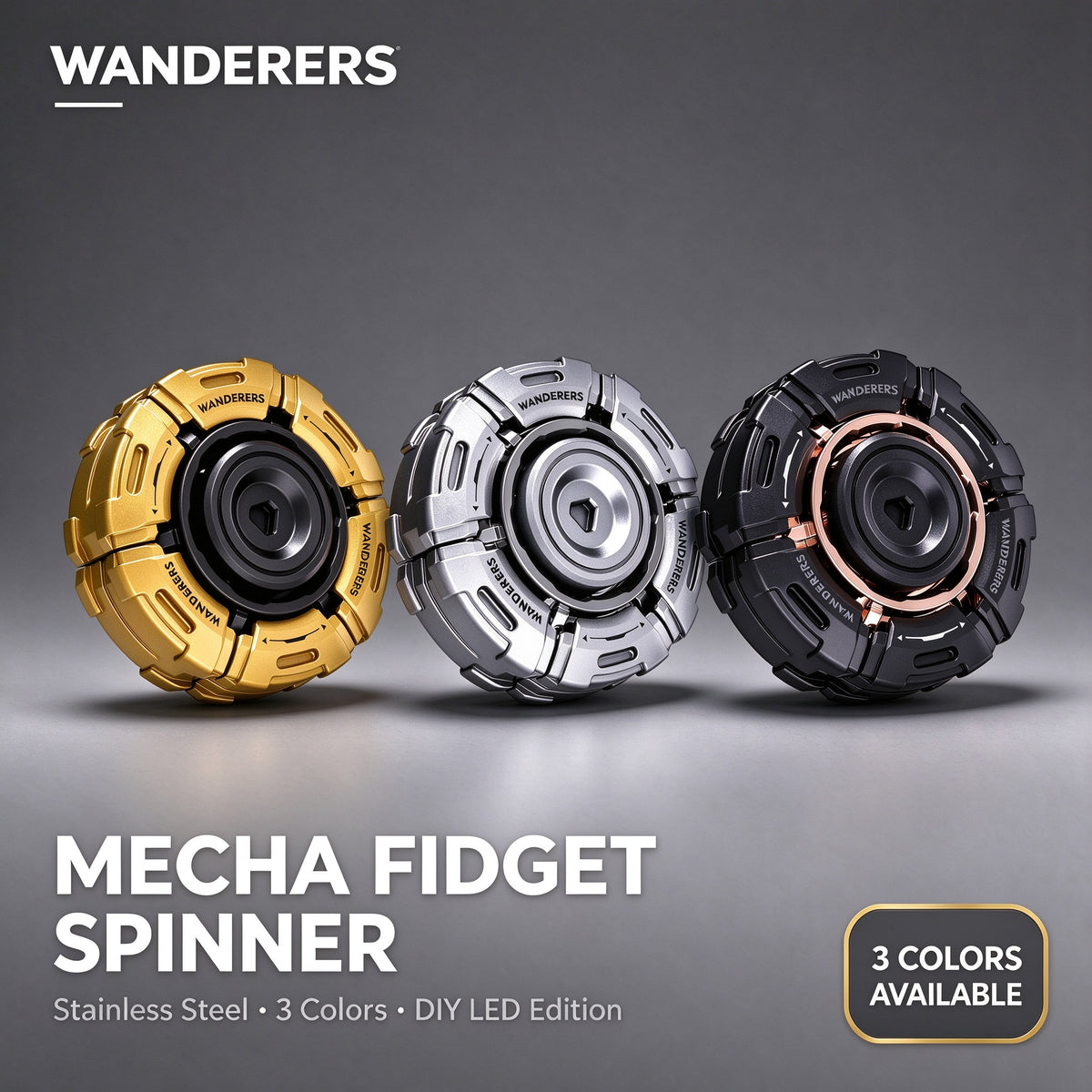 Wanderers Metal Fidget Spinner